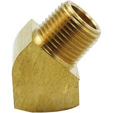 ELBOW 45 - 1/4' STREET M-F BR   BR272
