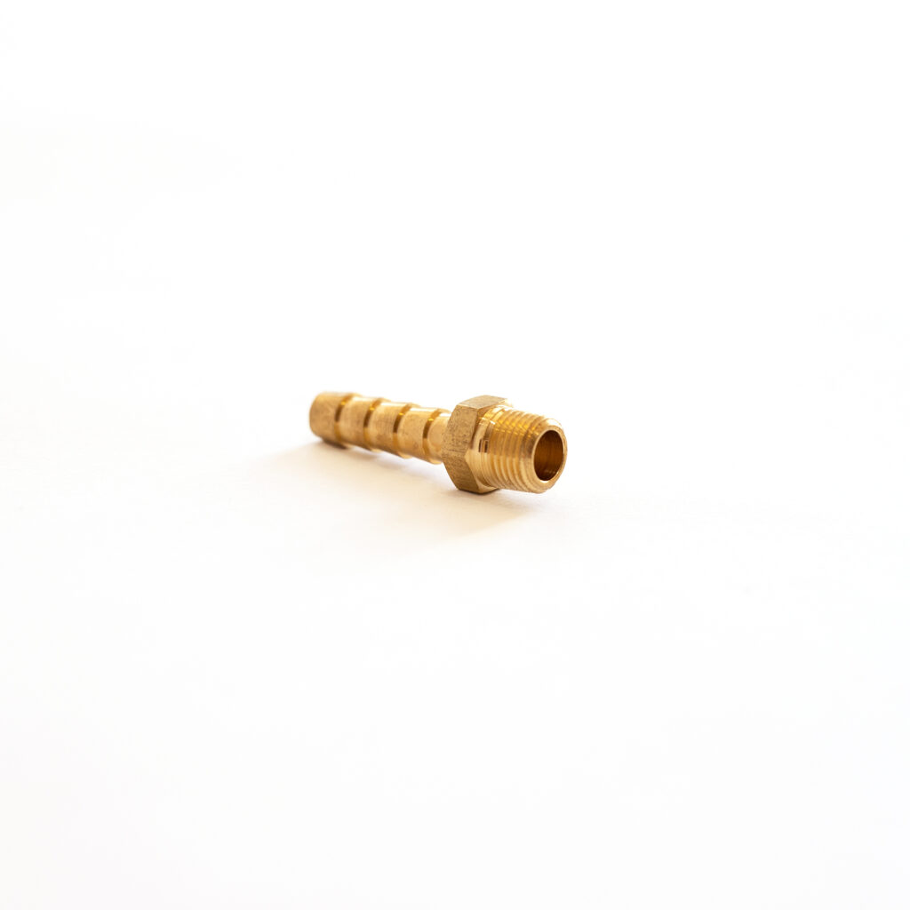 1/4″ Barb x 1/8″ MPT Brass-BR010