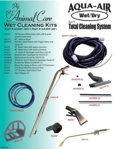 Wet Cleaning Tools for Animal Care Facilities-AA391